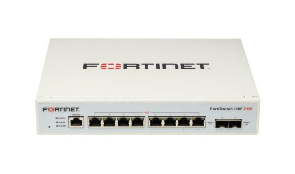 Fortinet FS-108F-POE FortiSwitch 108F-POE Ethernet Switch