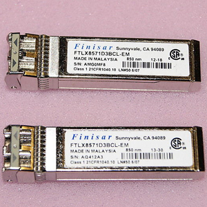 Finisar FTLX8571D3BCL-EM 10GB SFP+ 850nm Optical Transceiver