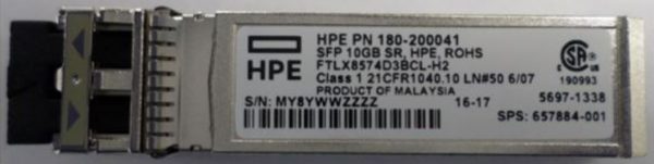 HPE FTLX8574D3BCL-H2 10GB SFF SFP Tranceiver Lucent Connector