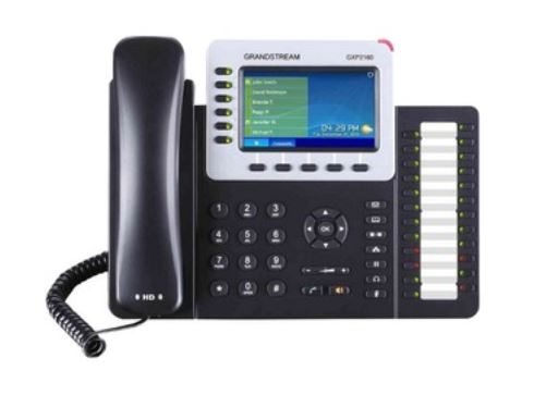 Grandstream GXP2160 IP Phone Corded/Cordless Corded Bluetooth Desktop Wall Mountable