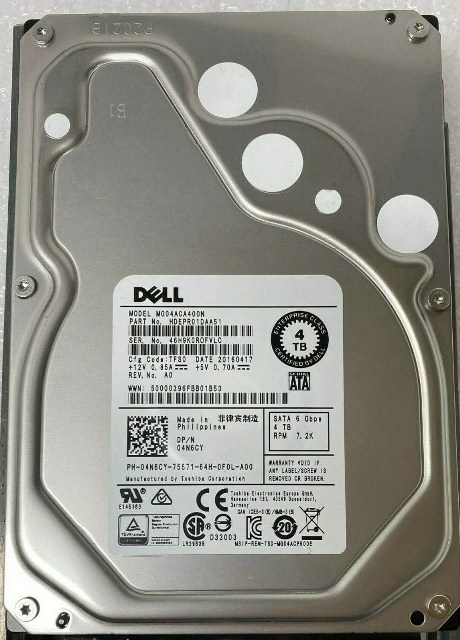 TOSHIBA HDEPR01DAA51 4TB 7.2K Sata 6gbps 3.5inch Hard Drive