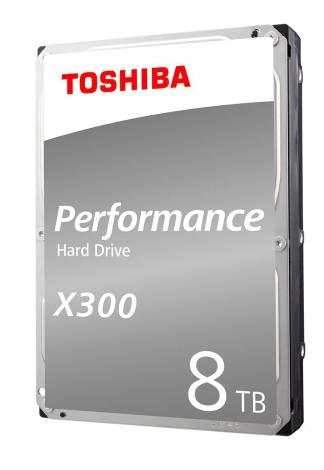 Toshiba X300 HDWF180UZSVA 8TB 7200Rpm 128Mb Cache SATA 6.0Gbps 3.5Inch Internal Hard Drive