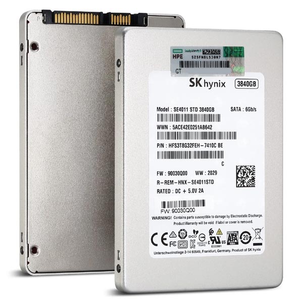 Hynix HFS3T8G32FEH-7410C HPE OEM SE4011 3.84TB SATA-6Gbps TLC 2.5inch SSD