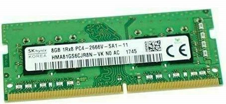 Hynix HMA81GS6CJR8N-VK 8GB Pc4-21300 Ddr4-2666Mhz 1RX8 Ecc