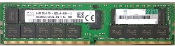 Hynix HMAA8GR7AJR4N-XN 64GB PC4-25600 DDR4-3200MT/s 2Rx4 ECC Memory