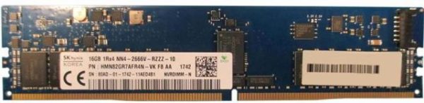 Hynix HMN82GR7AFR4N-VK 16GB PC4-21300 DDR4-2666MHz 1Rx4 ECC