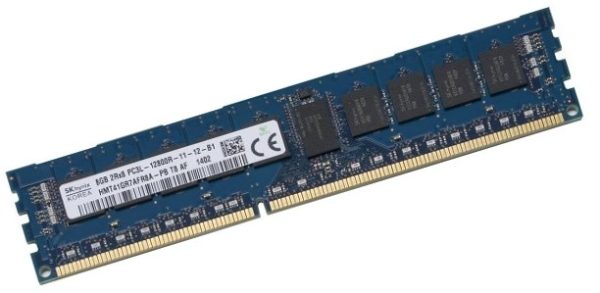 Hynix HMT41GR7AFR8A-PB 8GB PC3-12800 DDR3-1600MHz 2Rx8 ECC Memory