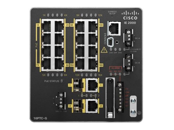 Cisco IE-2000-16TC-G-E Industrial Ethernet 2000 Series Managed Switch