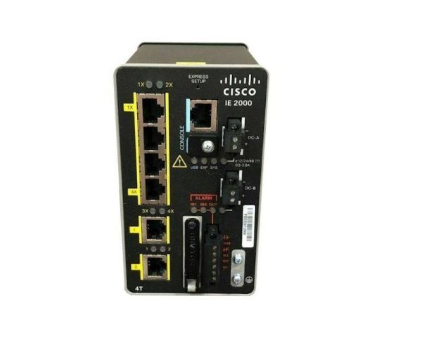 Cisco IE-2000-4T-B Industrial Eth 6X FE Copper ports Managed Switch