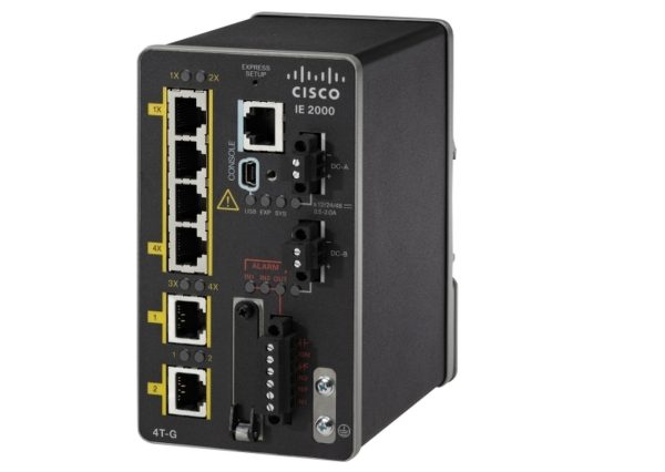 Cisco IE-2000-4T-G-B Industrial Eth 4p 10/100 2p 1G Managed Switch