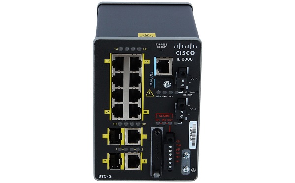 Cisco IE-2000-8TC-G-N Ethernet Switch Managed L2 Fast Ethernet (10/100) Black