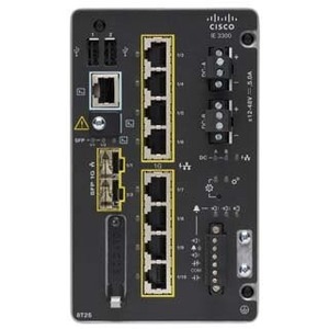 Cisco IE-3300-8T2S-A Catalyst IE3300 rugged series managed switch - 10 ethernet ports