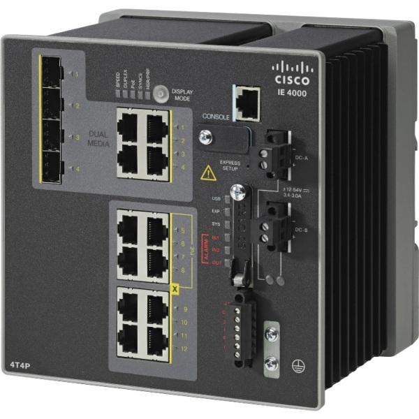 Cisco IE-4000-4T4P4G-E Industrial Ethernet Switch