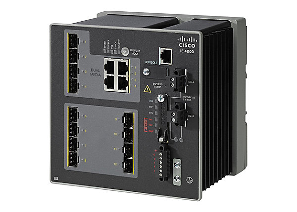 Cisco IE-4000-8S4G-E Industrial Ethernet 4000 Series Managed Switch