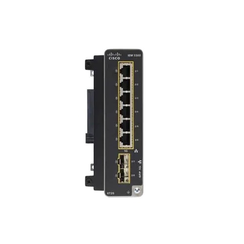 Cisco IEM-3300-6T2S Catalyst IE3300 Rugged 6 Port GE Copper + 2 Port SFP Module