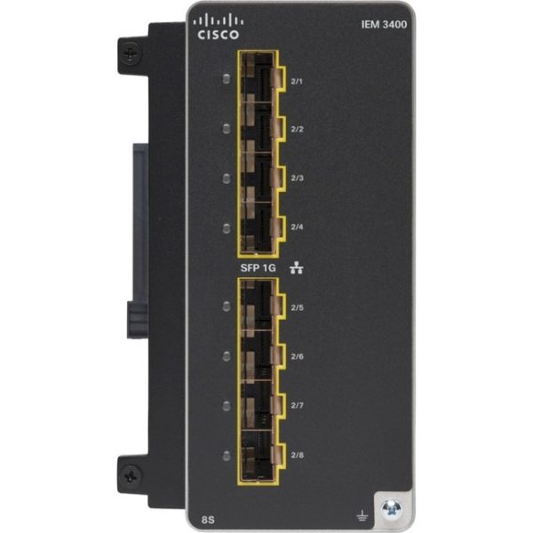 Cisco IEM-3400-8S Catalyst IE3400 Rugged Industrial Ethernet Switch Advanced Module