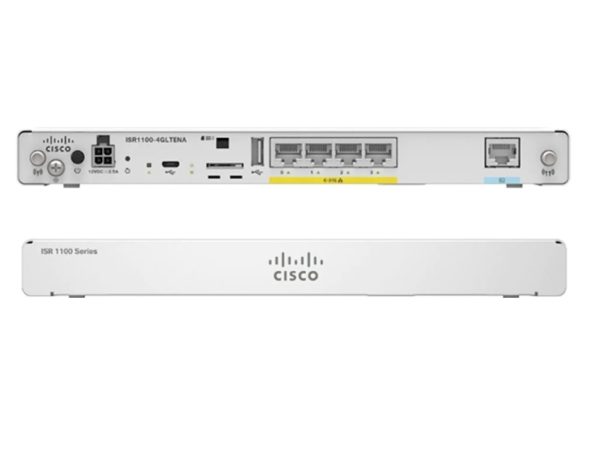 Cisco ISR1100-4GLTENA ISR1100 Router 4 Eth LAN/WAN Ports 1 L