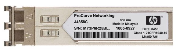 HPE J4858C ProCurve Gigabit 1000Base-SX Mini GBIC Transceiver New