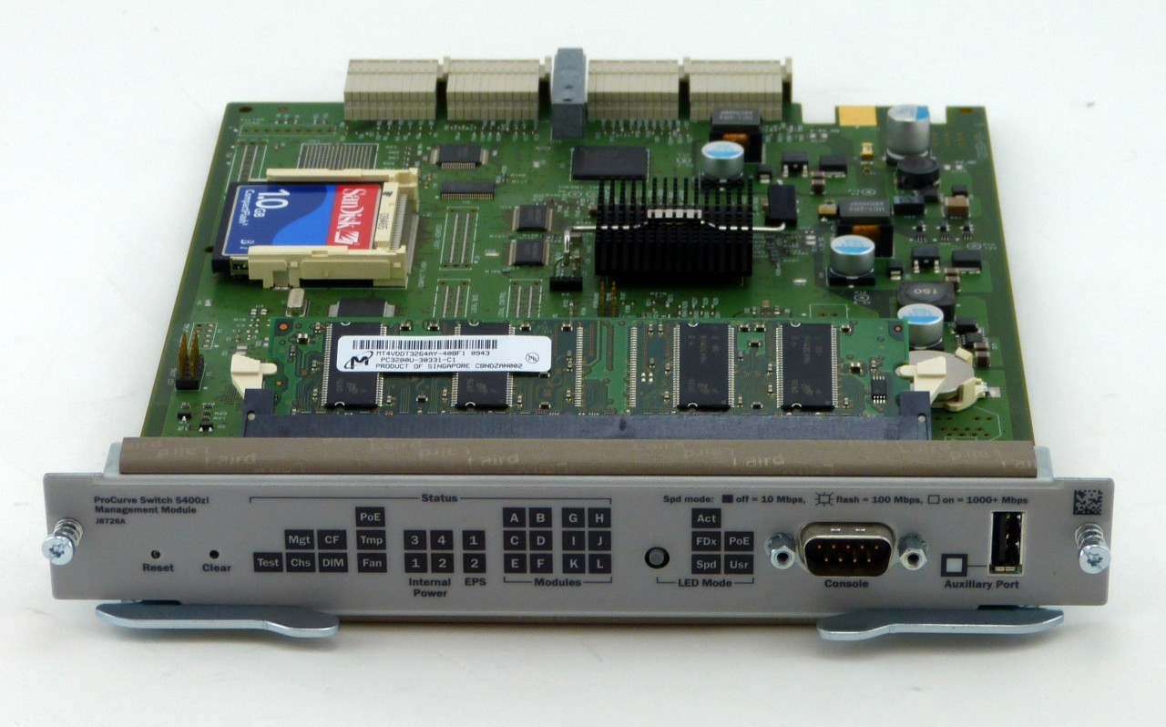 HPE J8726A ProCurve Switch 5400zl Management Module - PartesPC