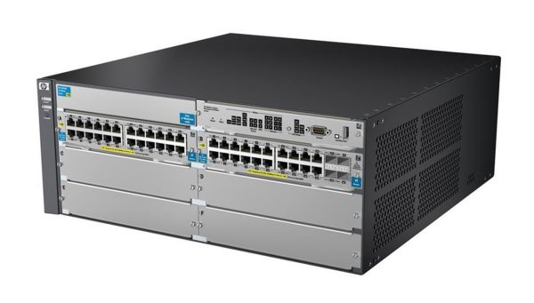 HPE J9533A#ABA E5406-44G-PoE+/2XG-SFP+ v2 zl Switch Chassis