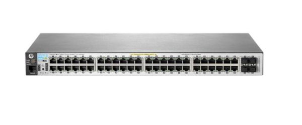 HPE J9772A#ABA Aruba 2530-48G-PoE+ 4SFP 370W 48 ports Managed Rack-Mountable Switch