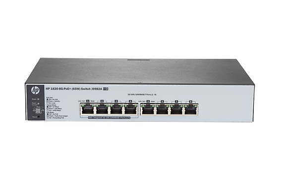 HPE J9982A#ABA 1820-8G-PoE+ (65W) Switch