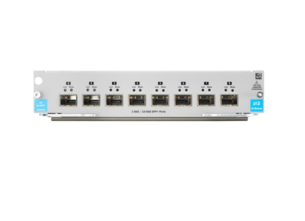 HPE J9993A#ABA Aruba 8-Port 1G/10GbE SFP+ MACsec v3 zl2 Module