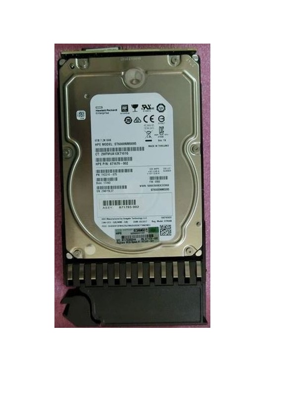 HPE J9F43A 6 TB Hard Drive - 3.5" Internal - SAS 12Gb/s Refurbished