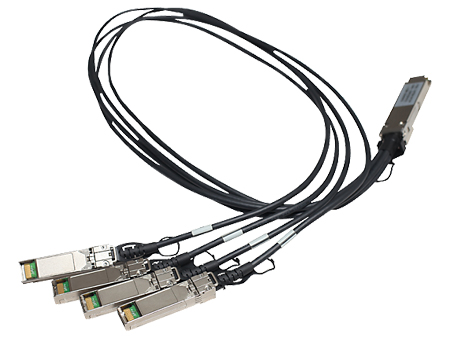 HP JG329A X240 QSFP+ 4x10G SFP 1.0m Direct Attach Copper Cable