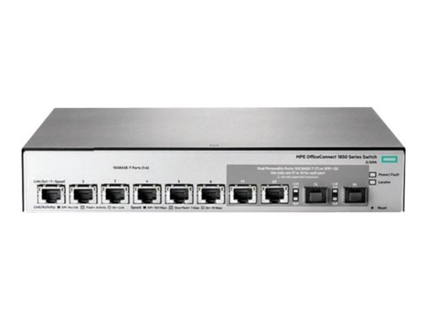 HPE JL169A#ABA OfficeConnect 1850 6XGT and 2XGT/SPF+ Switch