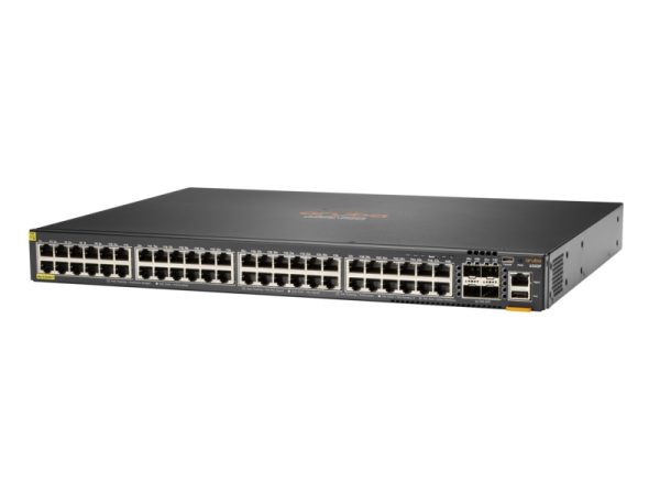 HPE JL665A#ABA Aruba 6300F 48p 1GbE Cl4 PoE and 4p SFP56 Switch