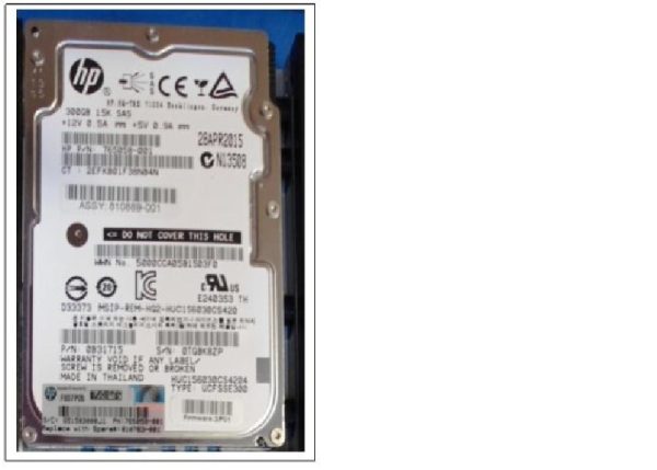 HPE K2P97A 300 GB Hard drive - 2.5" Internal - SAS 12Gb/s Refurbished