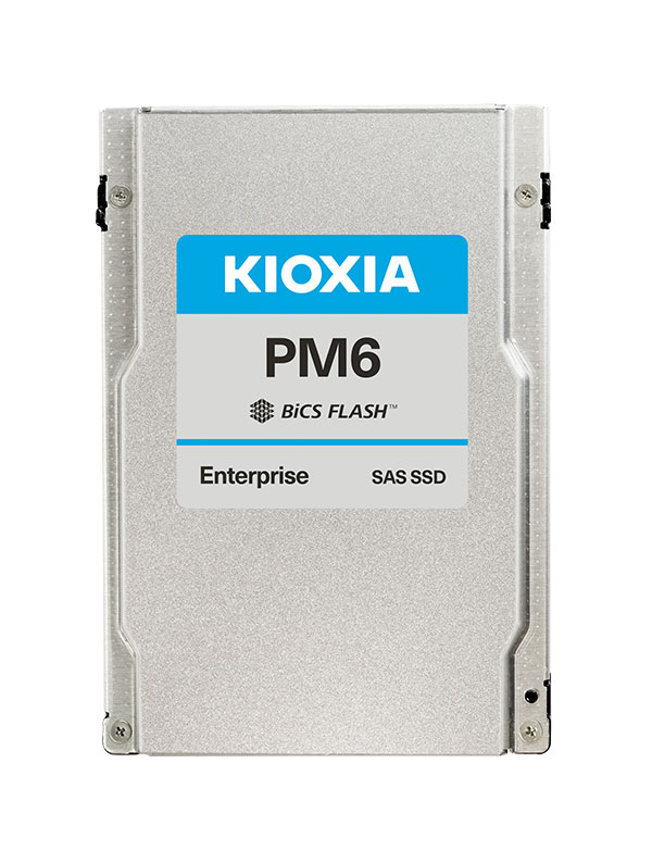 Kioxia KPM6VRUG960G PM6-R 960GB Read Intensive SAS 12Gbps 2.5in SED SSD