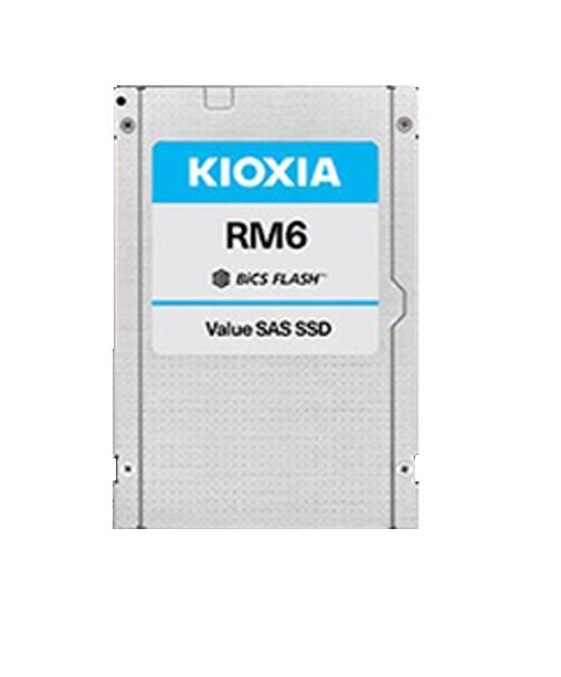 Kioxia KRM6VRUG3T84 SED 3.84TB SAS-12Gbps 2.5inch Read Intensive TLC SSD Refurbished Dell OEM