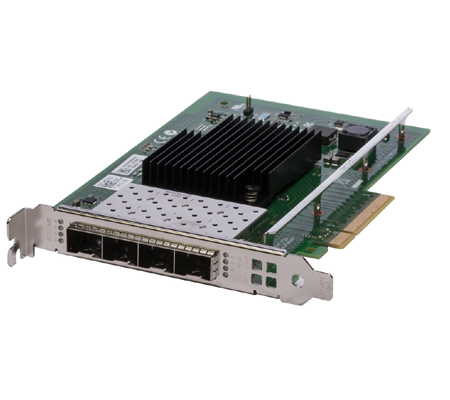 Dell KRVX9 Intel X710-DA4 Quad Port 10Gb SFP+ Ethernet Converged Network Adapter Ref