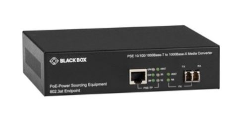 Black Box LPS500A-MM-LC-R3 Transceiver/Media Converter Network