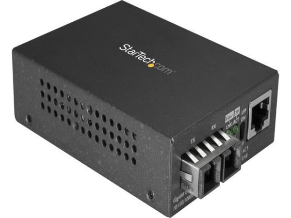 StarTech.com MCMGBSCSM10 Gigabit Ethernet to SC Fiber Media Converter