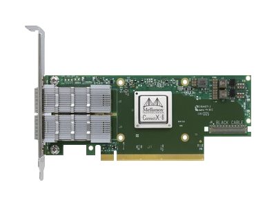 Mellanox MCX653106A-HDAT-SP ConnectX-6 VPI Adapter Card HDR IB and 200GbE Dual-Port QSFP56 PCIe4.0 x16 Tall Bracket F/s