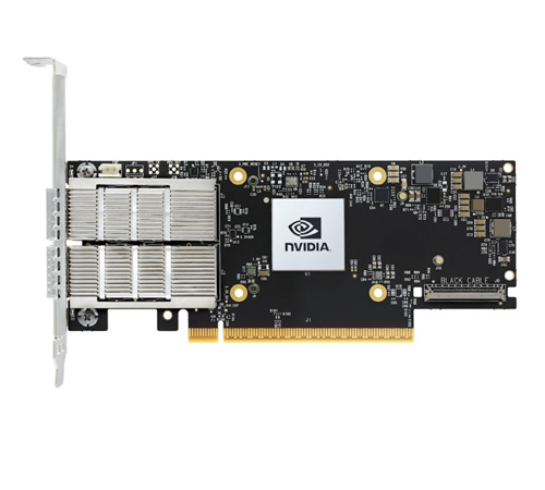 NVIDIA MCX755106AC-HEAT ConnectX-7 HHHL adapter Card 200GbE (default mode) / NDR200 IB, Dual-port QSFP112 PCIe 5.0 x16 with x16 PCIe extension option Crypto Enabled Secure Boot Enabled, Tall bracket