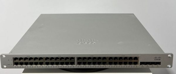 Cisco MS220-48LP-HW Meraki Cloud-Managed L2 48 Port Gigabit 370W PoE Switch