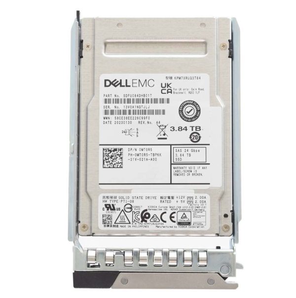 DELL MT0R5 3.84Tb SAS-12Gbps Read Intensive 1DWPD 2.5-Inch SSD