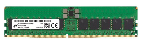 Micron MTC20F104XS1RC48BB1R 48GB 1Rx 4 4800MHz CL40 RDIMM DDR5 Memory Module