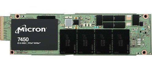 Micron 7450 Pro MTFDKBZ1T9TFR-1BC15ABYY 1.92TB E1.S 5.9mm PCIe 4.0 x4 (NVMe) SED SSD