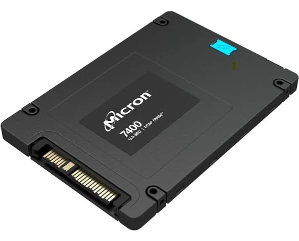 Micron MTFDKCB3T8TDZ-1AZ1ZA 3.84TB U.3 (7mm) PCIE Gen4 7400 Pro Ssd