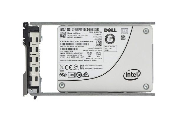 Dell MWKF2 1.92TB SATA 6Gbps Mixed Use 3DWPD 2.5-Inch Hot Plug SSD