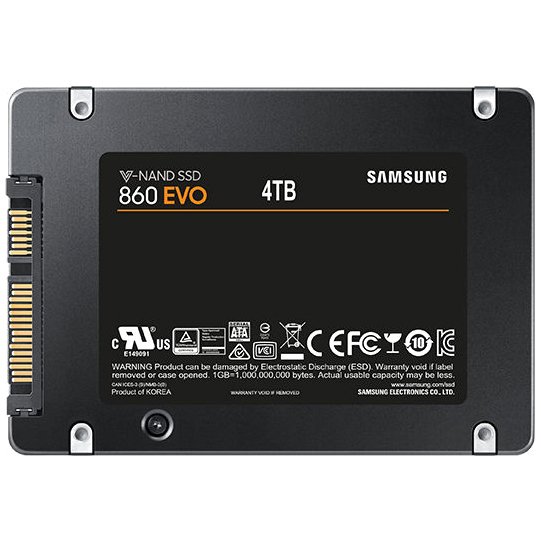 Samsung 860 EVO MZ-76E4T0 - SSD - 4 TB - SATA - 6Gb/s Refurbished