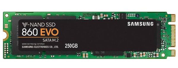 Samsung MZ-N6E250 860 Evo 250Gb M.2 2280 Sata 6Gbps Internal Ssd