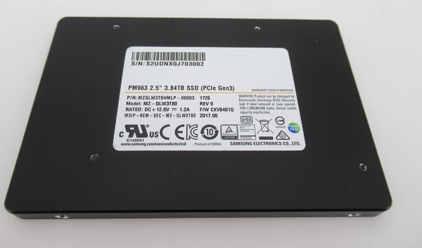 Samsung PM963 MZ-QLW3T80 - SSD - 3.84 TB - PCIe 3.0 x4 (NVMe) Refurbished