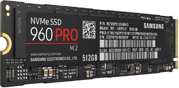 Samsung 960 PRO MZ-V6P512 - SSD - 512 GB - PCIe 3.0 x4 (NVMe) Brand New