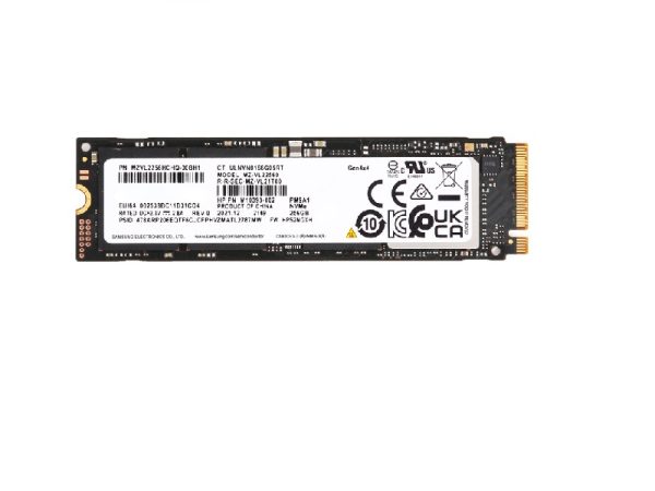 Samsung PM9A1 MZ-VL22560 - SSD - 256 GB - PCIe 4.0 x4 (NVMe) - HPE OEM Refurbished